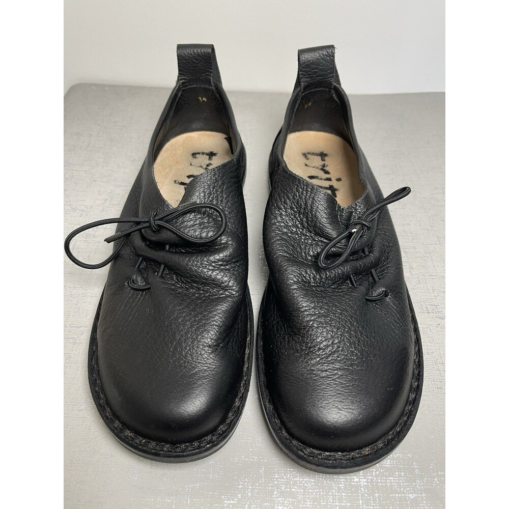Trippen Soft Leather Braut Flats Luxury Comfort Shoes Loafer Black 39 /US‎ 8.5